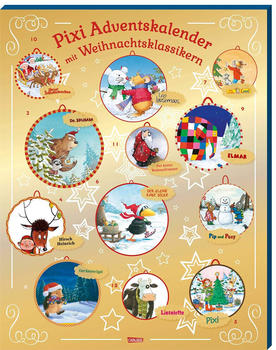 Carlsen Verlag Pixi Adventskalender mit Weihnachtsklassikern 2020