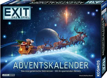Kosmos Exit Das Spiel Adventskalender: Das Intergalaktische Wettrennen (68448)