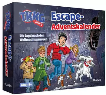 Franzis TKKGjunior Escape-Adventskalender Die Jagd nach den Weihnachtsganoven (67240)