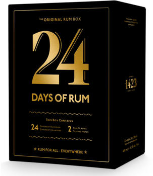 1423 World Class Spirits 24 Days of Rum Adventskalender Black Edition 2024