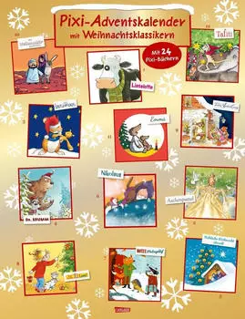 Carlsen Verlag Pixi Adventskalender Gold 2024