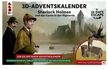 Topp 24 Days of Escape 3D Adventskalender Sherlock Holmes und das Castle in den Highlands