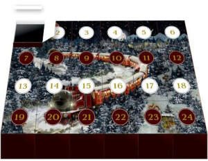 Coppenrath Puzzle-Adventskalender Weihnachtsexpress