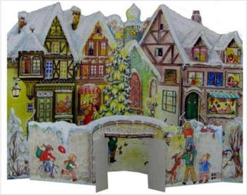 Sellmer Adventskalender Stadt mit Mauer (555)