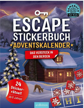 Ars Edition Escape-Stickerbuch Adventskalender