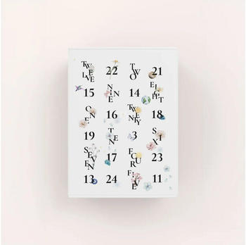 Einzelstück Schmuck-Adventskalender I silber