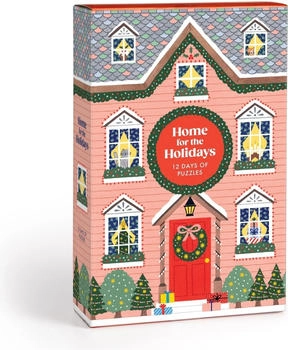 galison Home for the Holidays 12-Tage-Adventspuzzle-Kalender