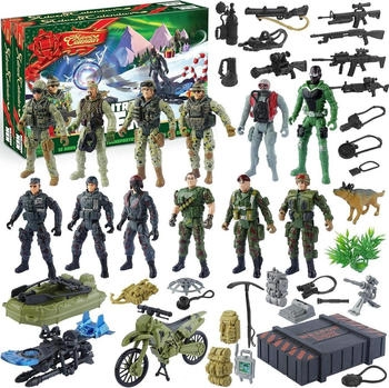 LuxusKollektion Militär-Spielzeug-Adventskalender 2024
