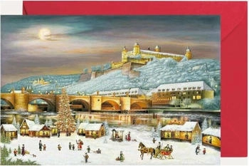 Sellmer Miniadventskalender "Würzburg Mainufer"