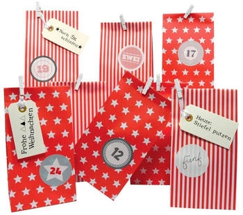 Frau Wundervoll Adventskalender zum Befüllen Weihnachtskalender Bastelset (FW-14351) Frau Wundervoll Adventskalender zum Befüllen Weihnachtskalender Bastelset (FW-14351)