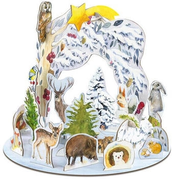 Korsch Verlag Steck-Adventskalender 'Tiere im Winter'