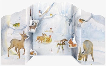 Korsch Verlag Adventskalender 'Tiere im Winterwald'