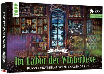 Busse Seewald Puzzle-Rätsel-Adventskalender: Im Labor der Winterhexe - 24 Puzzles mit insgesamt 960 Teilen