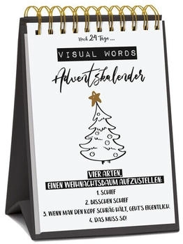 Korsch Verlag Tisch-Adventskalender 'Visual Words'