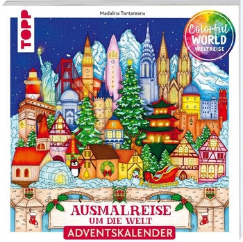 Busse Seewald Colorful Christmas Weltreise - Weihnachtliche Ausmalreise um die Welt von Madalina Tantareanu