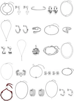 PURELEI Schmuck-Adventskalender 2025 silber