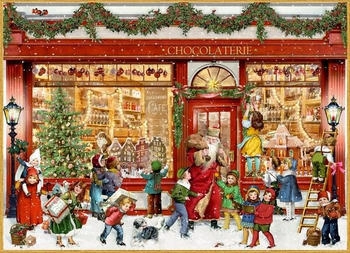 Coppenrath 94391 Chocolaterie, A4 Wand-Adventskalender (Behr)