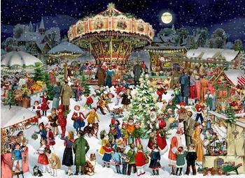 Coppenrath A3-Wand-Adventskalender Nostalgischer Weihnachtsmarkt