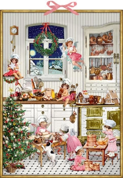 Coppenrath Zettel-Adventskalender Nostalgische Weihnachtsbäckerei