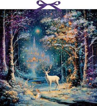 Coppenrath Magischer Winterwald, Wand-Ad, Format: 48 x 48 cm
