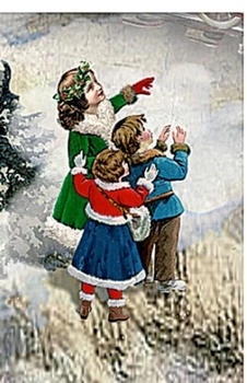 Coppenrath A4-Wand-Adventskalender Weihnachtsexpress in Winterlandschaft