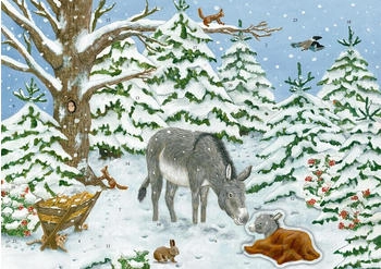 Coppenrath Eselchen im Winterwald Sticker-Adventskalender 42 x 29 cm