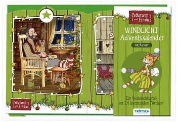 Trötsch Windlicht Adventskalender 'Pettersson und Findus'
