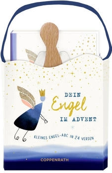 Coppenrath Geschenkset: Dein Engel im Advent Kleines Engel-ABC in 24 Versen