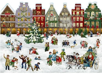 Coppenrath A3-Wand-Adventskalender Weihnachtsstraße Weihnachtsstraße Barbara Behr .