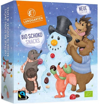 Landgarten Bio Schoko Snacks Adventskalender 2025