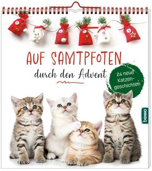 St. Benno Verlag Auf Samtpfoten durch den Advent Heike Wendler