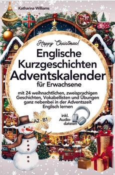 Bookmundo Happy Christmas! Englische Kurzgeschichten Adventskalender inkl. Audiodateien für Erwachsene