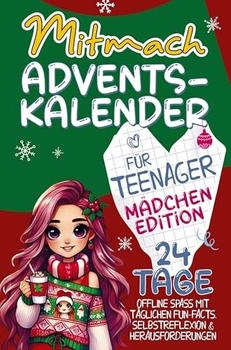 Bookmundo Mitmach-Adventskalender für Teenager Mädchen Edition