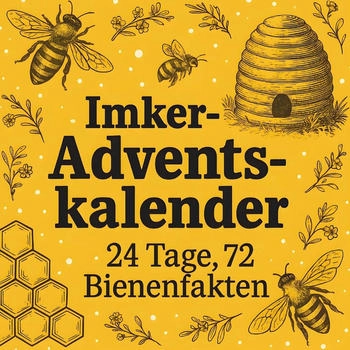 Bookmundo Imker Adventskalender 24 Tage, 72 Bienenfakten