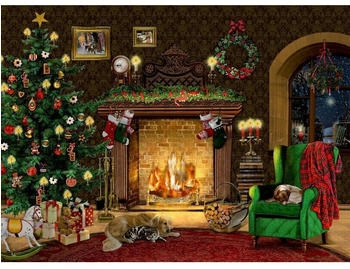 Coppenrath Kaminzimmer, A4 Wand-Adventskalender (Behr)