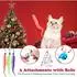 LuxusKollektion Katzen-Adventskalender Adventskalender für Katzen 24-tlg. Interaktives Spielzeug Federstab