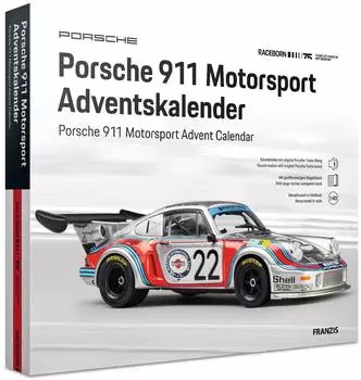 Invento FRANZIS 67275 - Porsche 911 Turbo Motorsport Adventskalender 1:43