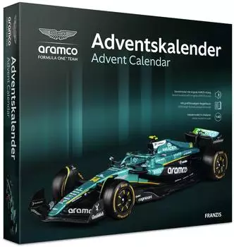 Franzis 67325 - Aston Martin Aramco Formel 1 Adventskalender