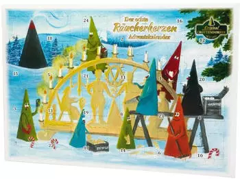 Crottendorfer R&auml;ucherkerzen Adventskalender 2026