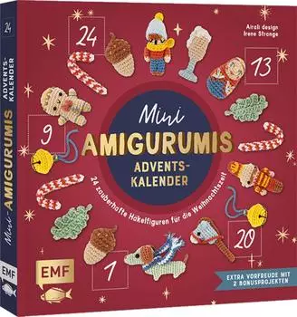 EMF Verlag Mini-Amigurumis Adventskalender | Ilaria Caliri , Irene Strange | Gebundene Ausgabe