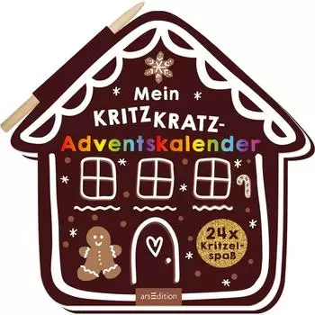 Ars Edition Mein Kritzkratz-Adventskalender | Taschenbuch