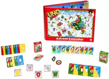 Mattel Adventskalender UNO (D, E, FR)