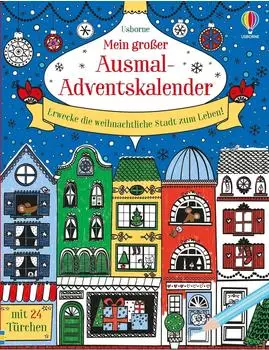 Usborne Mein gro&szlig;er Ausmal-Adventskalender