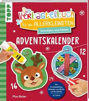 Busse Seewald Das Adventskalender-Verbastelbuch f&uuml;r die Allerkleinsten. Schneiden und Kleben. Weihnachtskugeln. | Mimi Hecher | Taschenbuch