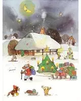 Janoschs Adventskalender Weihnachtsschlitten