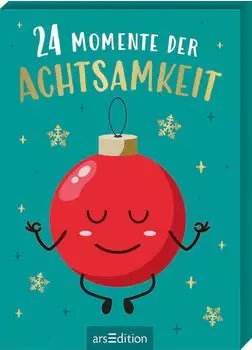 Ars Edition 24 Momente der Achtsamkeit: Adventskalender-Box f&uuml;r mehr Gelassenheit und Humor in der Weihnachtszeit