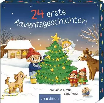 Ars Edition 24 erste Adventsgeschichten: Hochwertiges Adventskalenderbuch f&uuml;r Kinder ab 18 Monaten