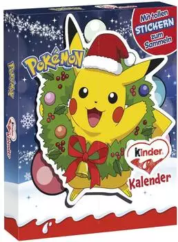 Kinder Pok&eacute;mon Adventskalender 198g 2026