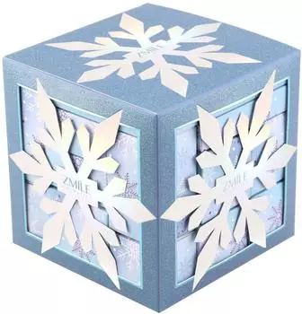 Zmile Cosmetics Beauty Adventskalender Snowflake Cube frosty white