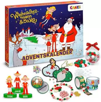 Craze Adventskalender Weihnachtsmann & Co 2026